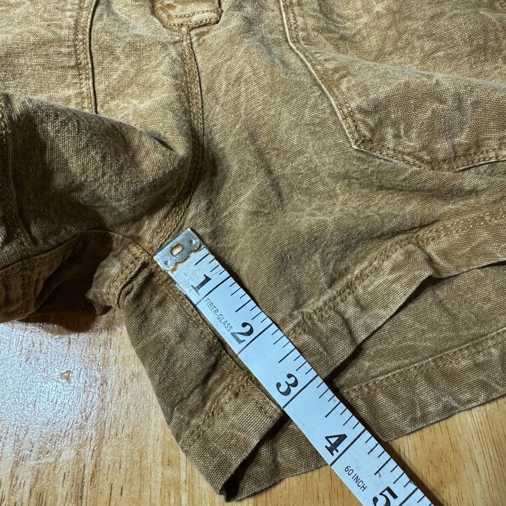 Free People Rhodes Chino Button Down Coverall with Front/Back Pockets Size XS - Picture 12 of 12